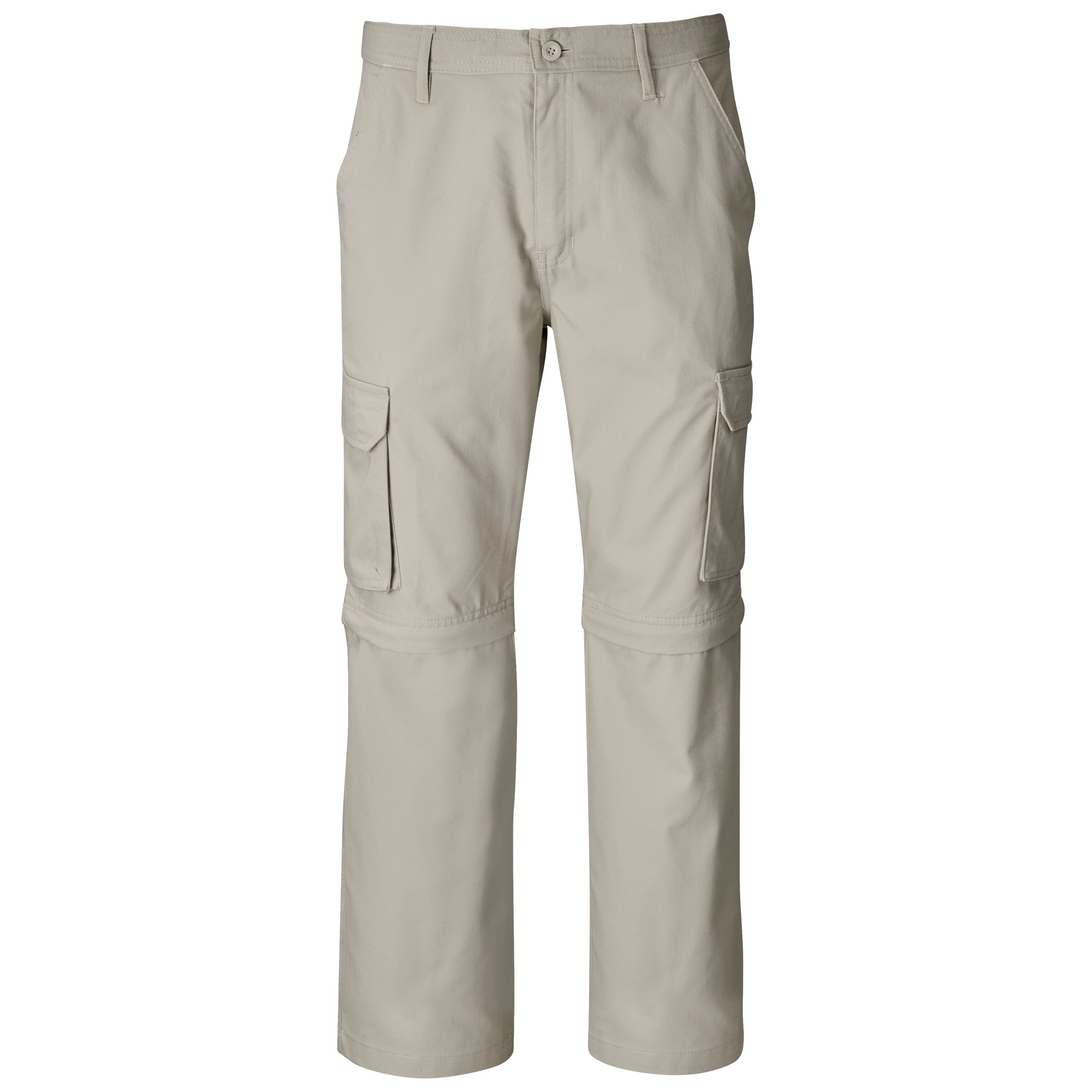 Mens Cargo Zip Off Pants-Pants
