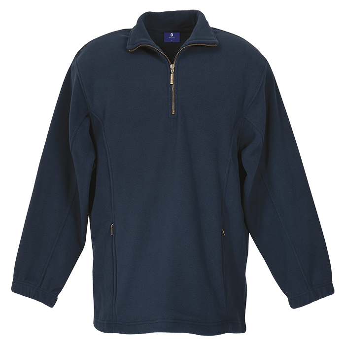 Mens Essential Micro Fleece Navy / SML / Regular - Tops
