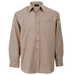 Mens Oxford Lounge Long Sleeve Tan / SML / Last Buy - Shirts-Corporate