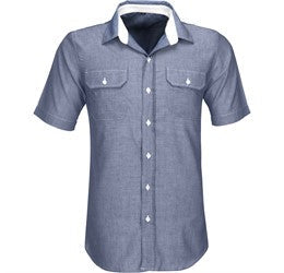 Mens Short Sleeve Windsor Shirt-