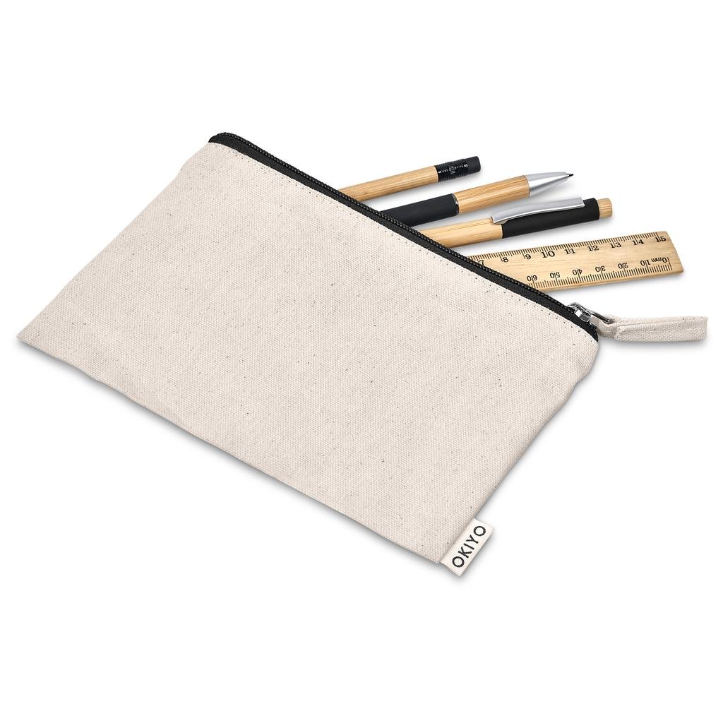Midori Cotton Pencil Case NATURAL - Pouches,Stationery,Cotton Products,Ideas for School,Ideas Work,Stationery