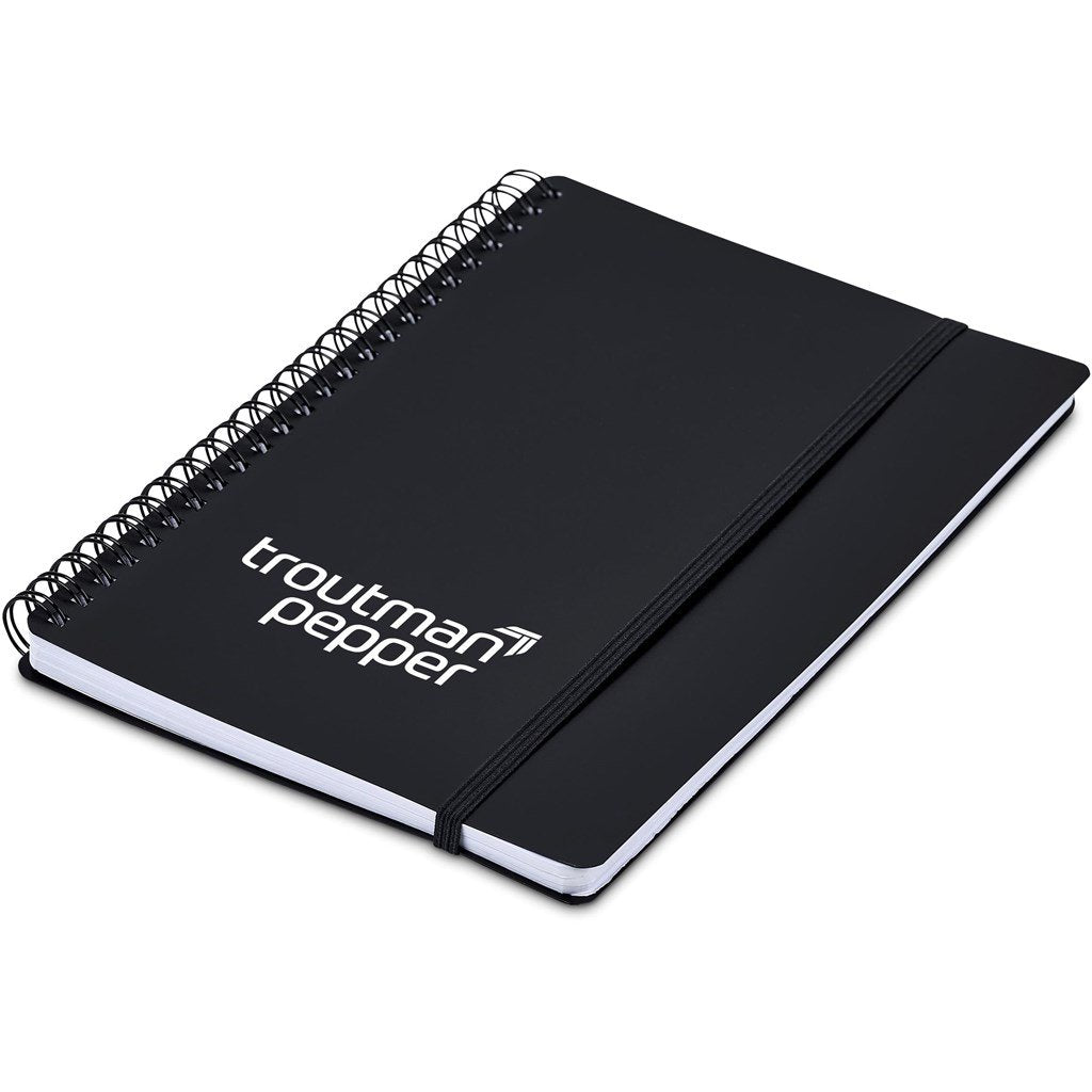 Noodle A5 Spiral Notebook BLACK - Notebooks,Notebooks,Ideas for Conferences