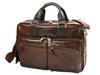 Oslo Leather Laptop Bag Brown-