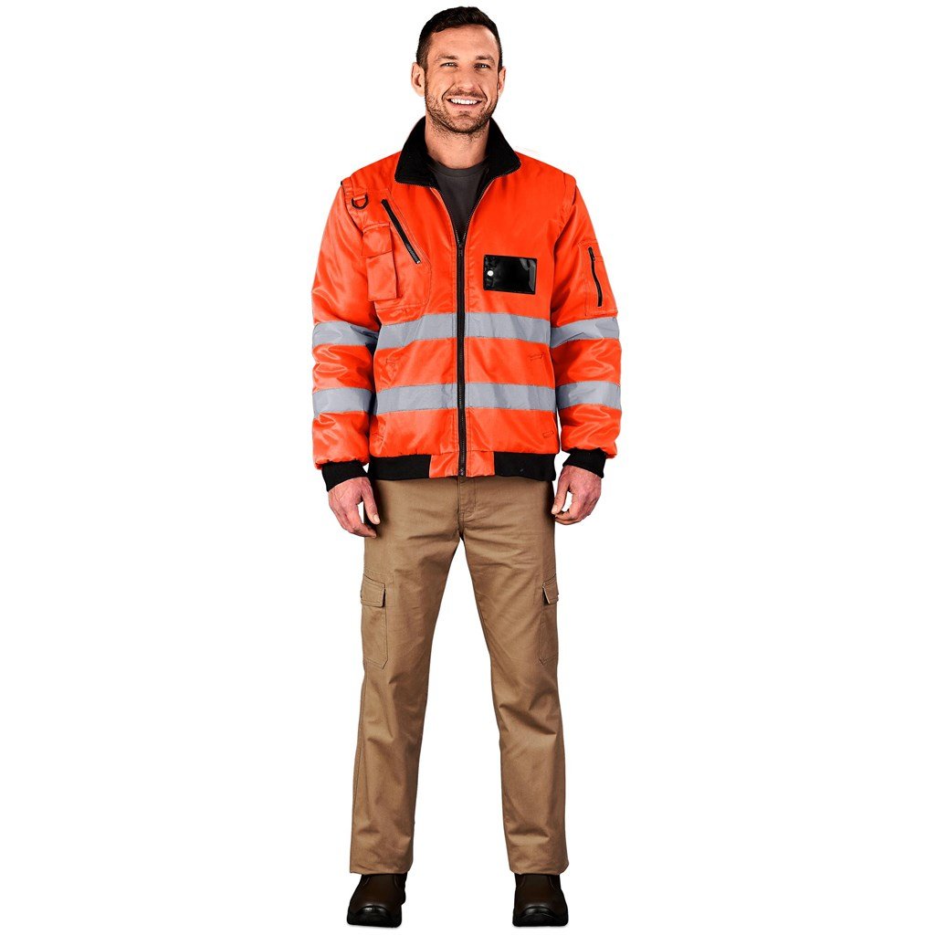 Padded High Visibility Reflective Bunny Jacket