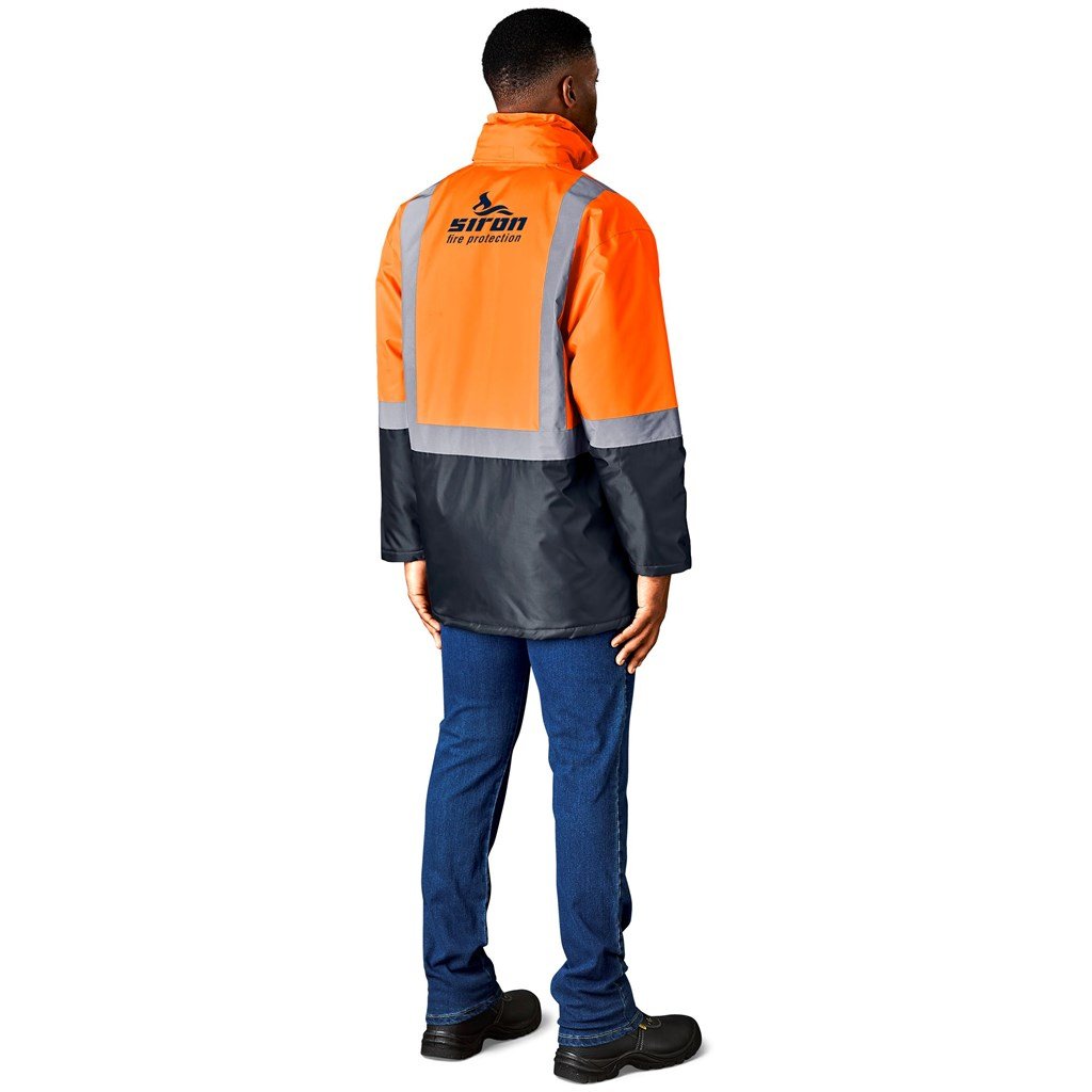 Padded Two-Tone High Visibility Reflective Jacket