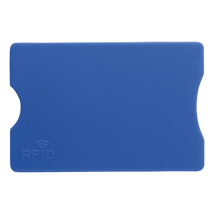 Plastic Card Holder with RFID Protection Cobalt / STD / Regular - Novelties