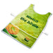 Pre-Production Sample Custom Jackal Polyester Caddy Bib with PVC Name Sleeve SOLID WHITE - Sports and Fitness