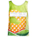 Pre-Production Sample Custom Jackal Polyester Caddy Bib with PVC Name Sleeve SOLID WHITE - Sports and Fitness