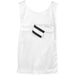 Pre-Production Sample Custom Jackal Polyester Caddy Bib with PVC Name Sleeve SOLID WHITE - Sports and Fitness