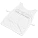 Pre-Production Sample Custom Jackal Polyester Caddy Bib with PVC Name Sleeve SOLID WHITE - Sports and Fitness