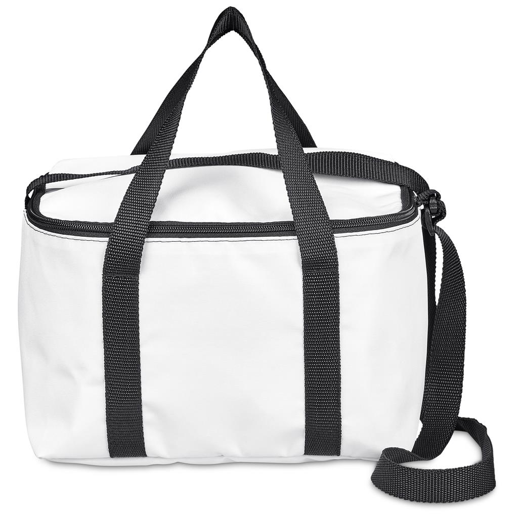 Pre-Production Sample Custom Kruger Polyester 12-Can Cooler BLACK - Coolers and Lunchware