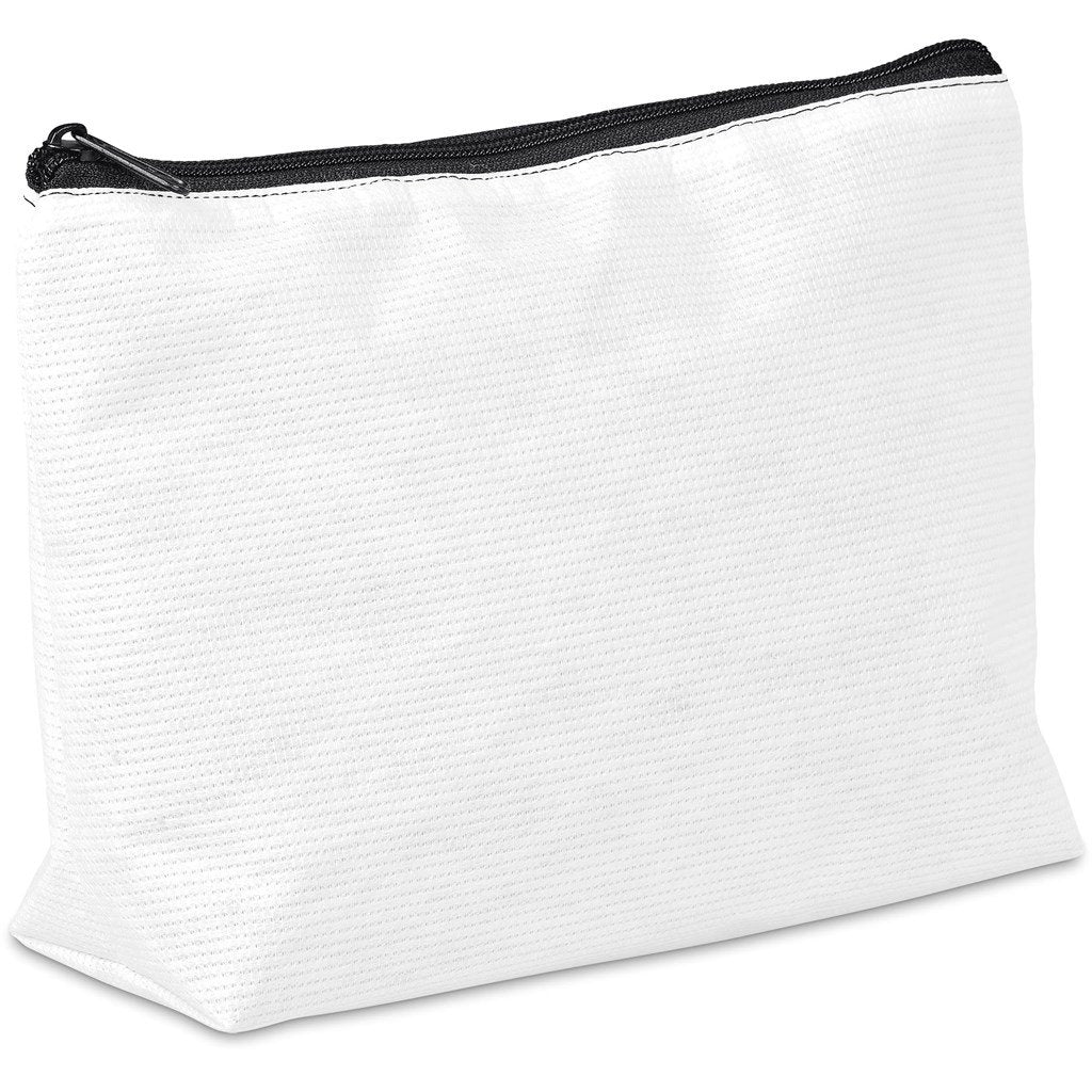 Pre-Production Sample Custom Leanne Recycled PET Stitch-Bond Maxi Toiletry Bag - and Cosmetic Bags
