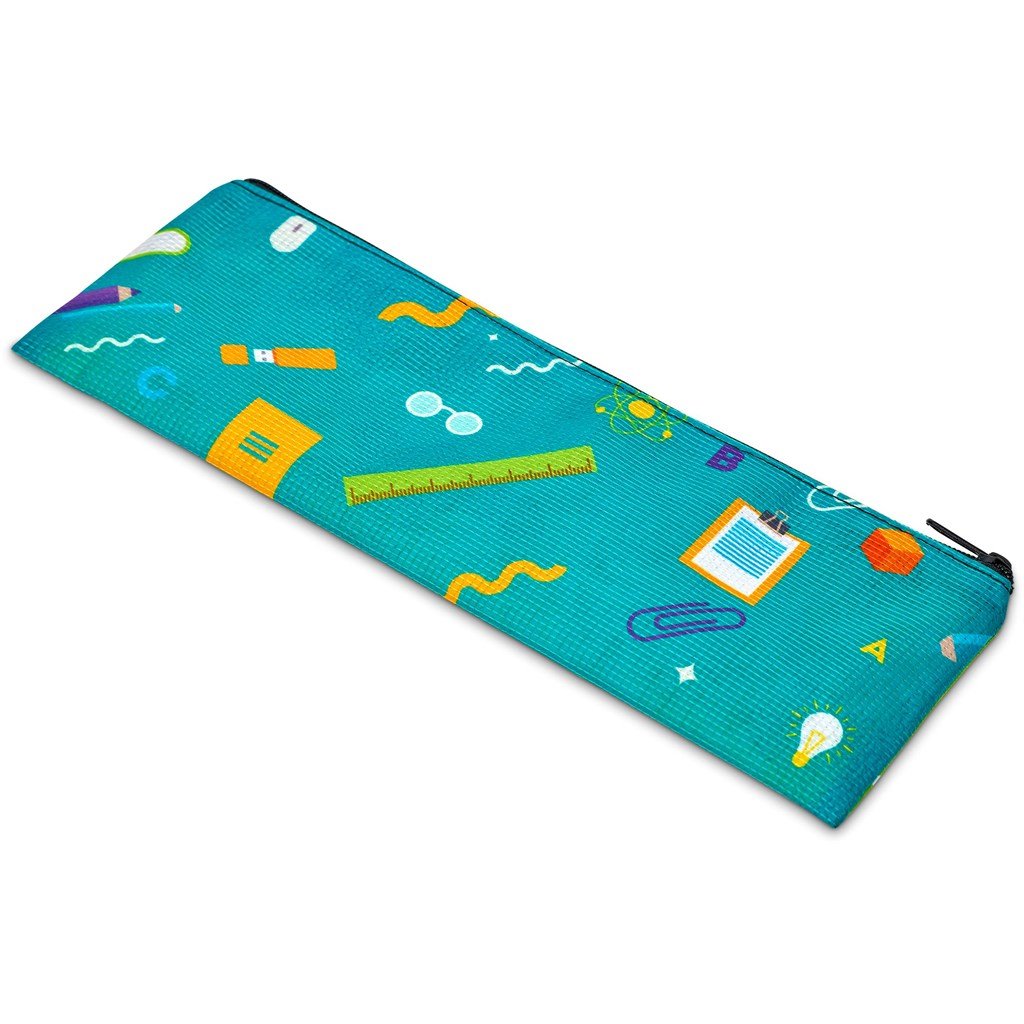 Pre-Production Sample Custom Parker Recycled PET Stitch-Bond Pencil Case - Stationery