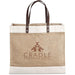 Reza Jute & Cotton Tote with Leather Handles NATURAL - Eco-Friendly Bags,Shoppers and Totes,Cotton Products,Jute Products,Bags,Bags