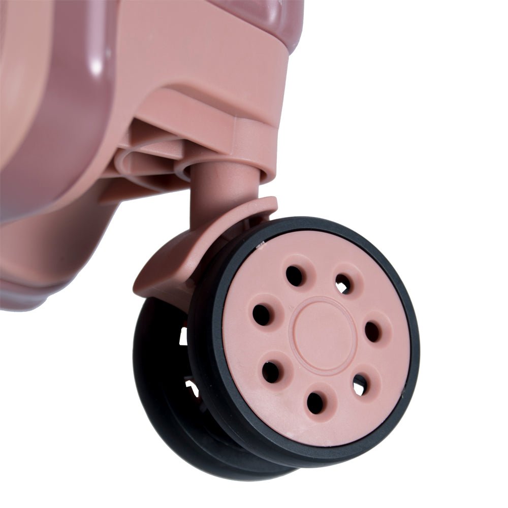 Ridge Set of 3 Spinner Trolley Cases | Rose Gold-Suitcases