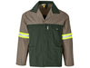 Site Premium Two-Tone Polycotton Jacket - Reflective Arms & Back - Yellow Tape-