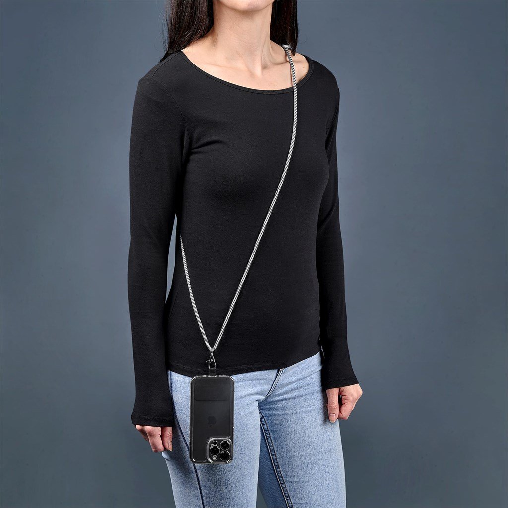 Stilski Crossbody Phone Strap Solid White / SW