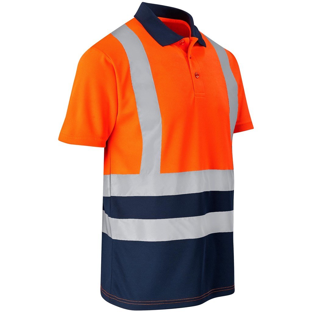 Surveyor Two-Tone Hi-Viz Reflective Golf Shirt - Shirts & Tops