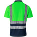 Surveyor Two-Tone Hi-Viz Reflective Golf Shirt - Shirts & Tops