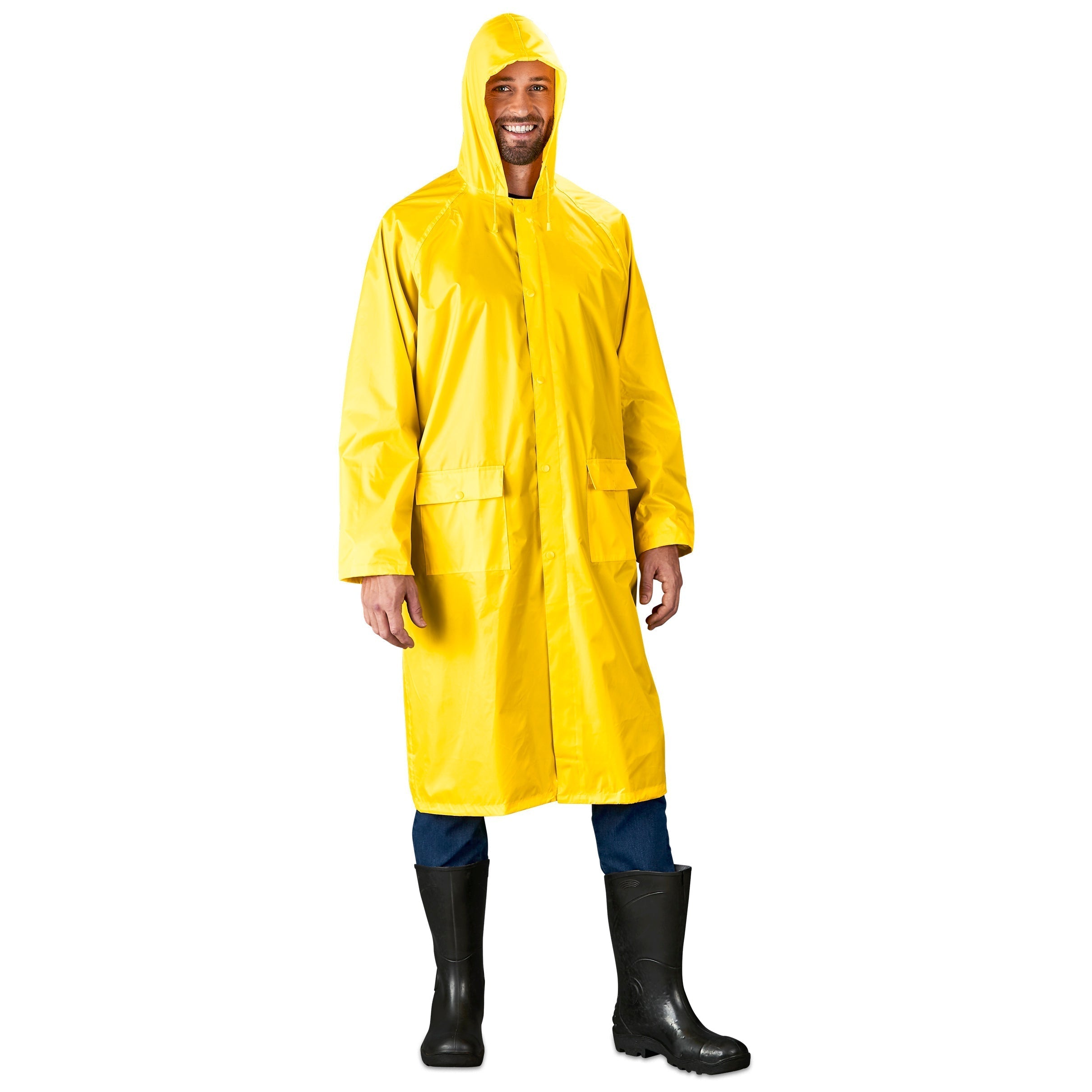 Thunder Polyester and PVC Raincoat Rainsuit