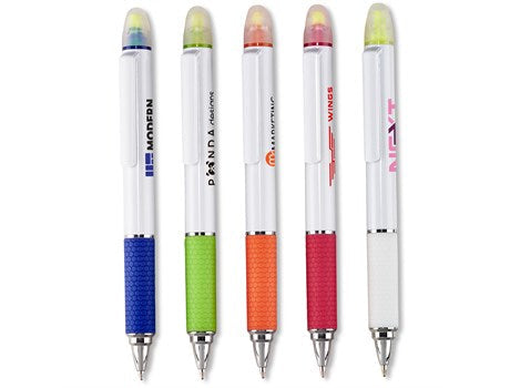 Topaz Highlighter Ball Pen-Pens