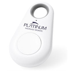 Tracker Key Tag-Solid White-SW