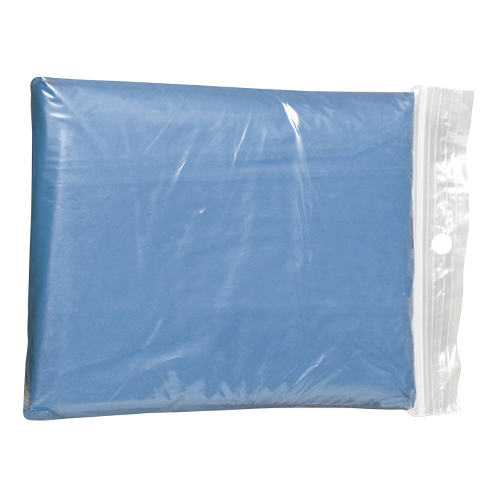 Translucent PVC Poncho Pale Blue / STD / Regular - Outdoor