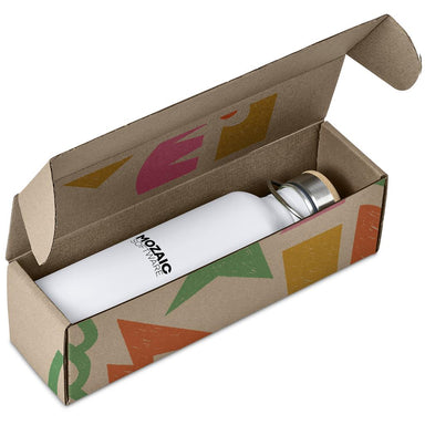 Tugela Bottle in Bianca Custom Gift Box SOLID WHITE - Bottles Flasks And Tall Tumblers In Boxes,Custom Packaging