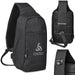 Turfmoor Anti-Theft Crossbody Sling Bag DARK GREY - Travel Bags,Crossbody and Waist Bags,Travel Essentials,Bags