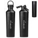 Valerian Stainless Steel Vacuum Water Bottle - 750ml Black / BL