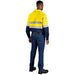 Vented Two-Tone Reflective Work Shirt - Shirts & Tops