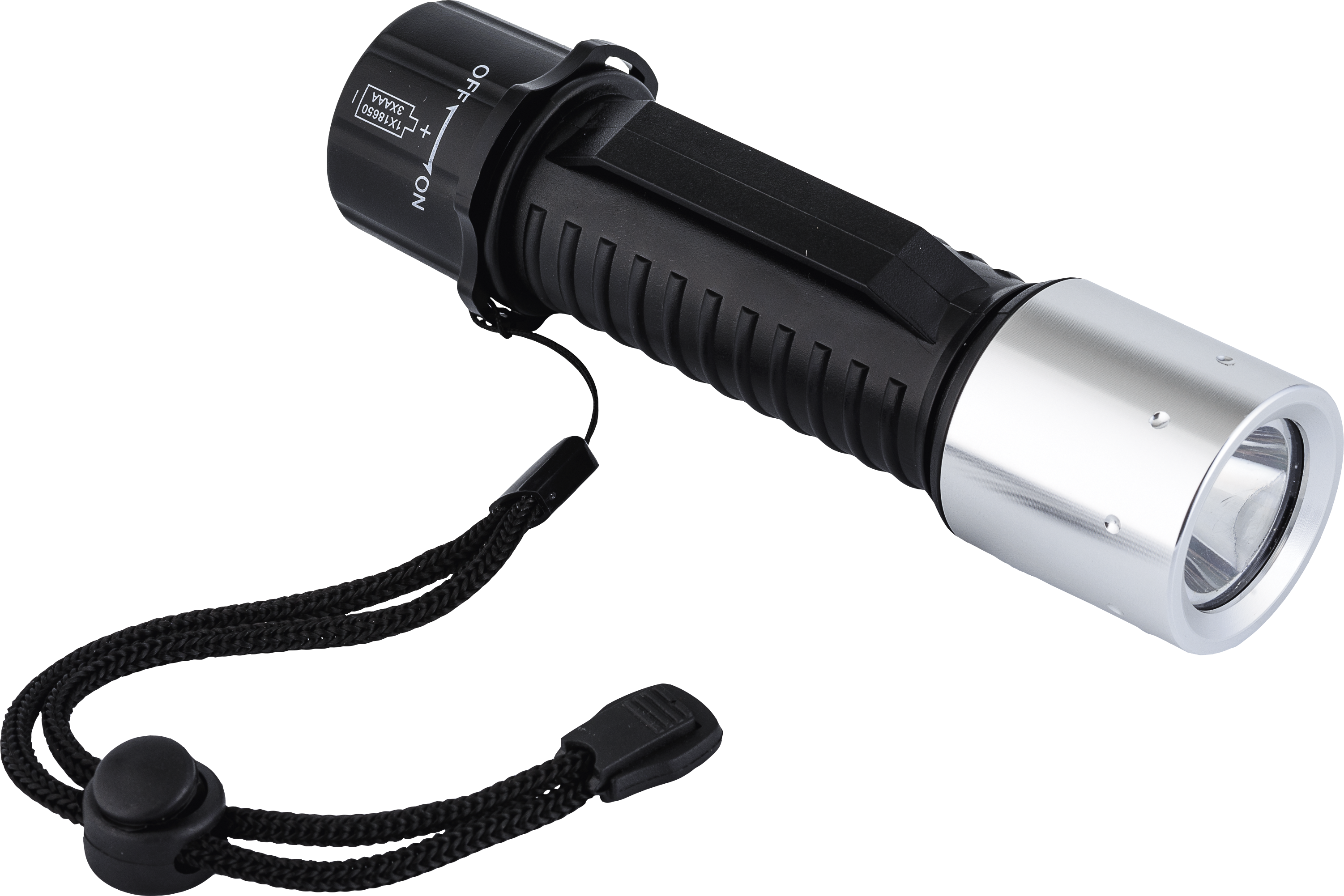 Waterproof LED Flashlight Black / STD / Last Buy - Flashlights and Tools