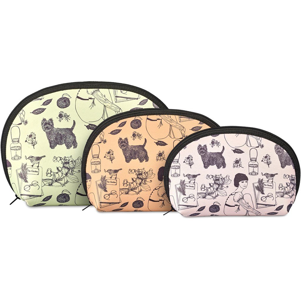 Custom Isabella Neoprene Midi Cosmetic Bag - Toiletry and Bags,Custom Bags