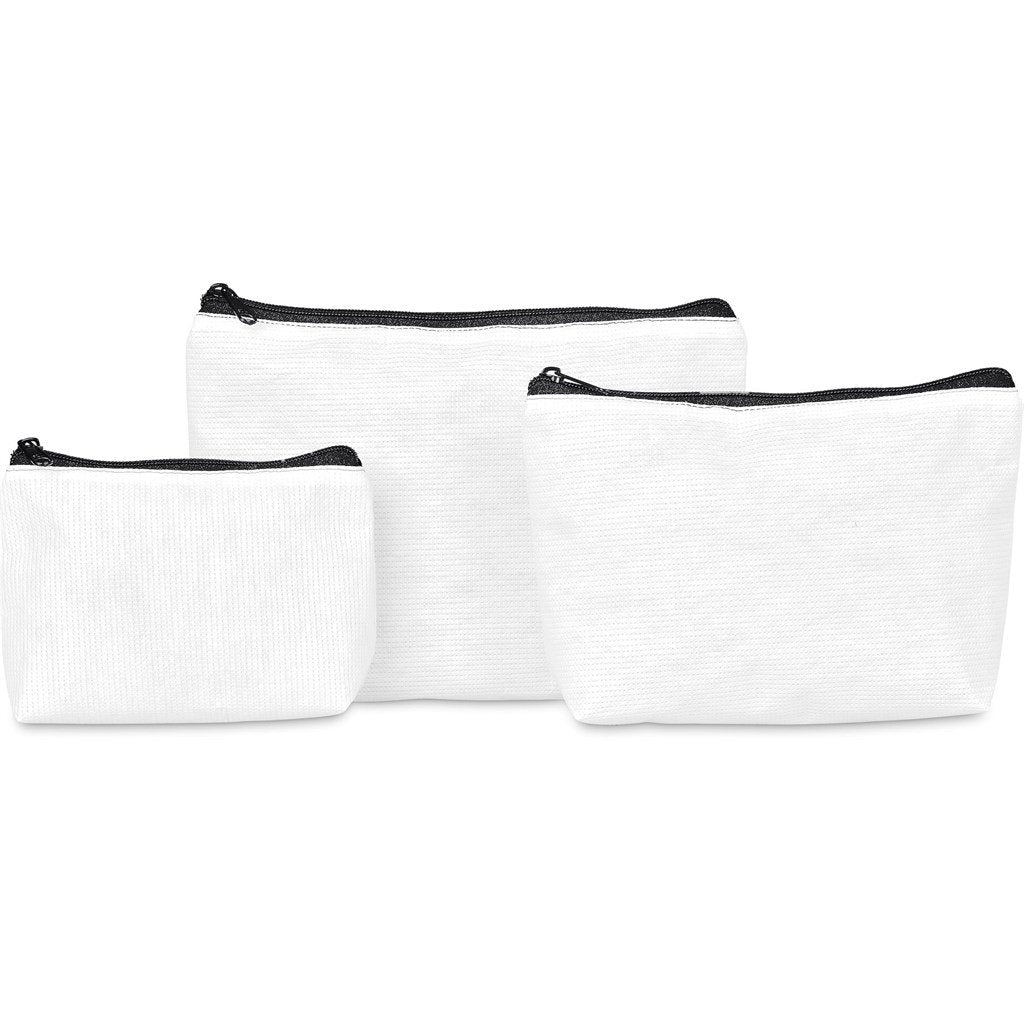 Custom Leanne Recycled PET Stitch-Bond Maxi Toiletry Bag - and Cosmetic Bags,Custom Bags