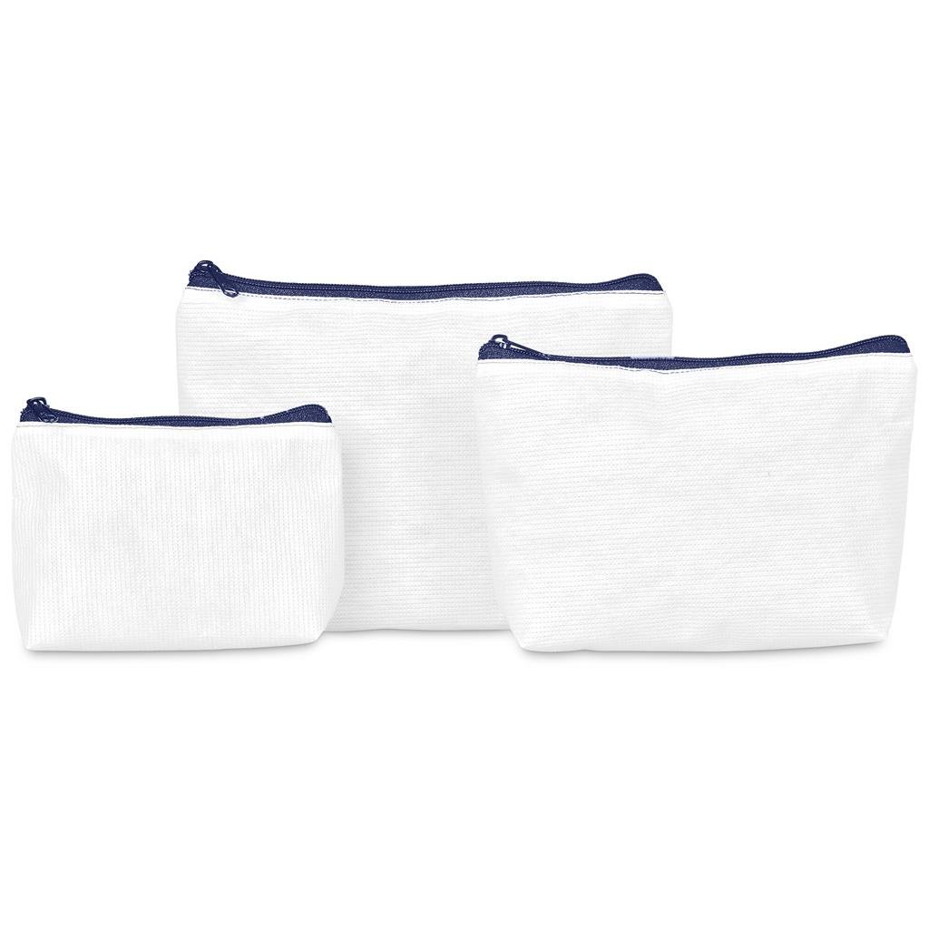 Custom Leanne Recycled PET Stitch-Bond Maxi Toiletry Bag - and Cosmetic Bags,Custom Bags