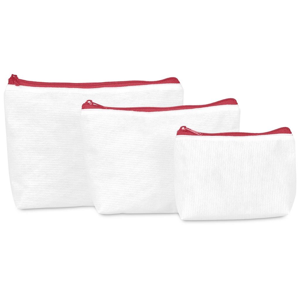 Custom Leanne Recycled PET Stitch-Bond Mini Toiletry Bag - and Cosmetic Bags,Custom Bags