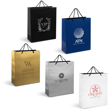 Dazzle Maxi Gift Bag-Gift Bags-Black-BL