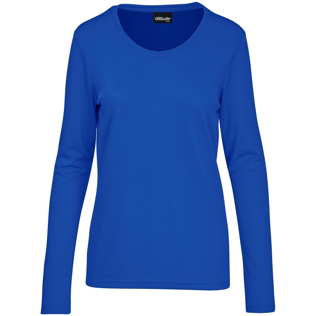 Ladies Long Sleeve All Star T-Shirt M / Royal Blue / RB
