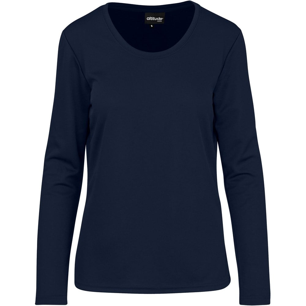 Ladies Long Sleeve All Star T-Shirt S / Navy / N