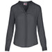 Ladies Long Sleeve Ava Blouse L / Charcoal / C