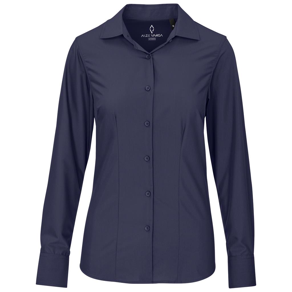 Ladies Long Sleeve Hallstatt Shirt S / NAVY - Lounge Shirts,New Clothing 2025