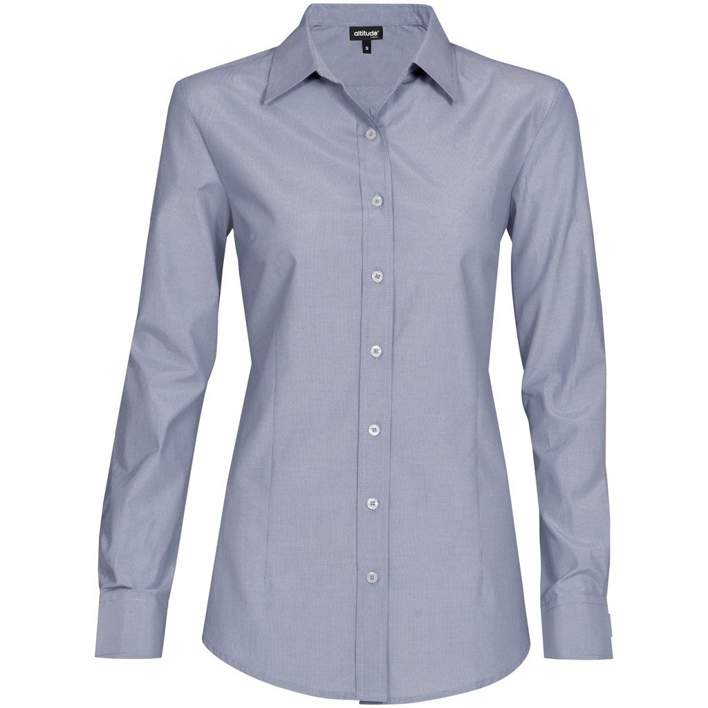 Ladies Long Sleeve Portsmouth Shirt - Black