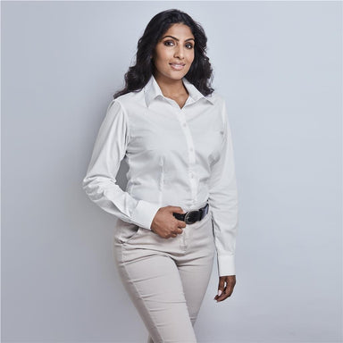 Ladies Long Sleeve Sheffield Stretch Shirt - Lounge Shirts,New Clothing 2025