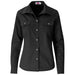Ladies Long Sleeve Wildstone Shirt-Shirts & Tops-L-Black-BL