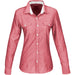 Ladies Long Sleeve Windsor Shirt - Light Blue Only-2XL-Red-R