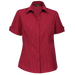 Ladies Quest Short Sleeve Blouse Red/White / SML / Regular - Shirts-Corporate