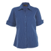 Ladies Quest Short Sleeve Blouse Blue/White / SML / Regular - Shirts-Corporate