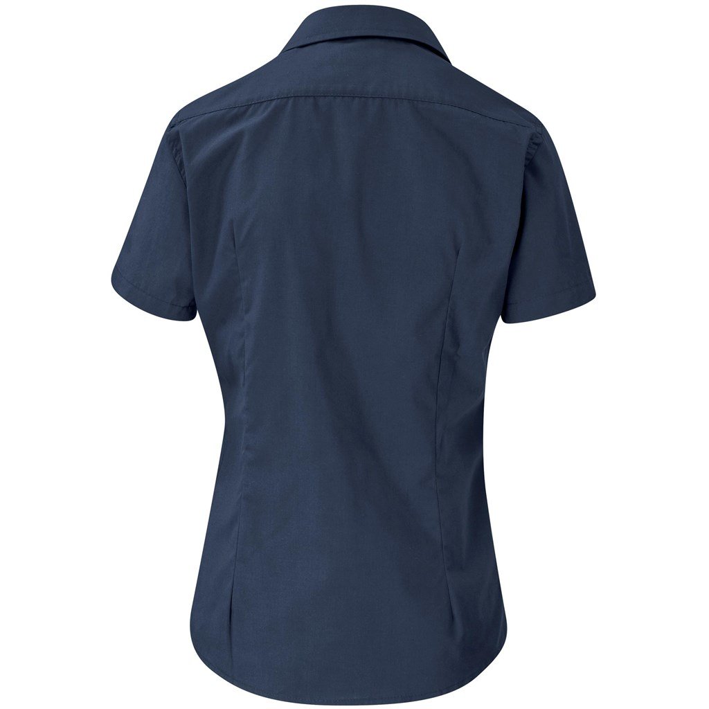 Ladies Short Sleeve Kensington Shirt - Red