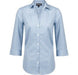 Ladies ¾ Sleeve Edinburgh Shirt - Red Only-L-Blue-BU