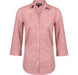 Ladies ¾ Sleeve Edinburgh Shirt - Red Only-L-Red-R